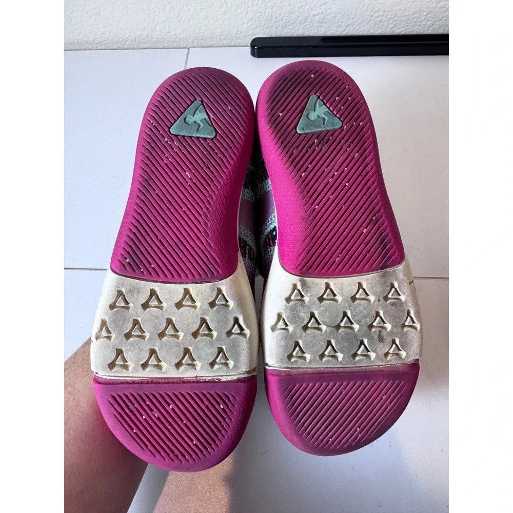 Plae Emme Mary Jane‎ Sneakers Kids Size 1 Purple Metallic Active School Casual